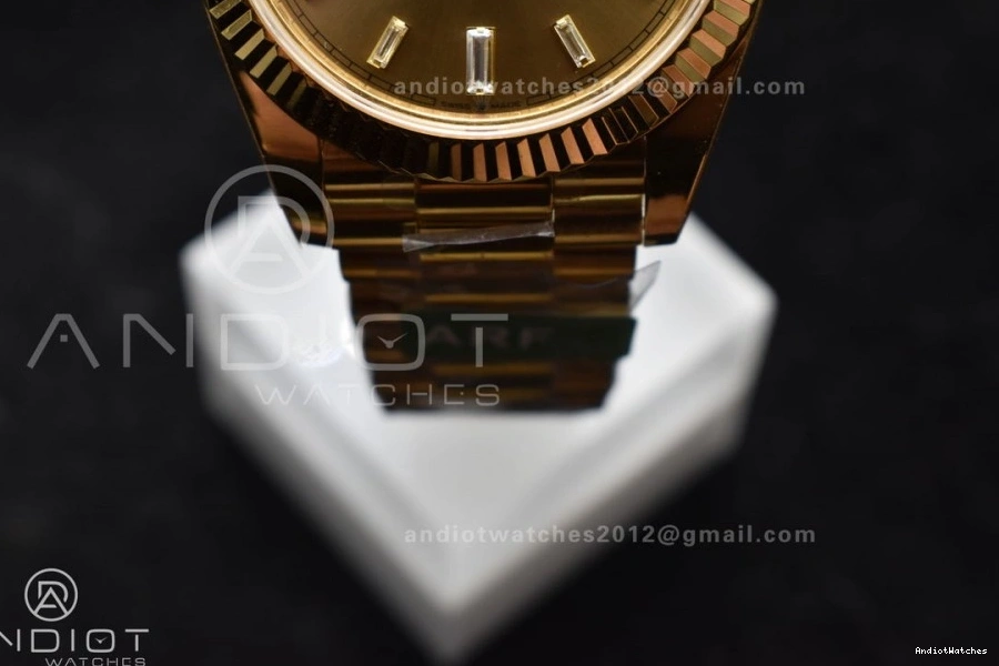 654 ARF President Day Bracelet VR3255 On 1:1 Dial 228238 (Gain Weight) Edition 40 Date Best Crystal Sustainable YG Gold 1106
